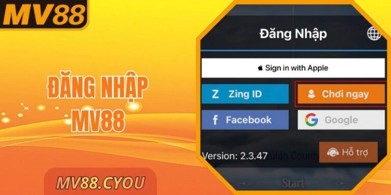 Đăng Nhập MV88 - Không Lo Bị Chặn, Thao Tác Đơn Giản