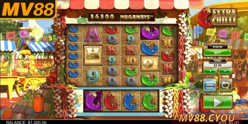 Các vòng thưởng Spicy Bonus và Epic Chilli tạo điểm nhấn bùng nổ