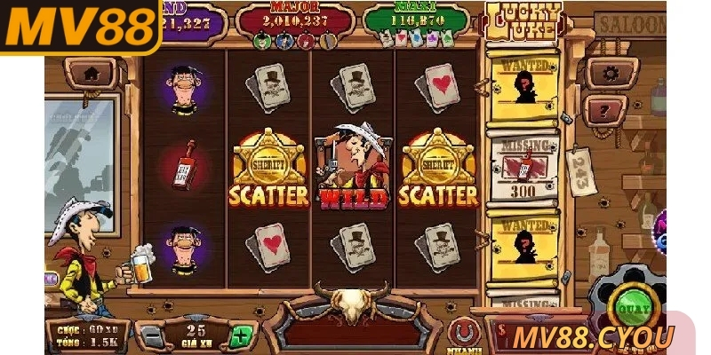 Học cách tăng tốc độ trong khi tham gia Lucky Luke MV88