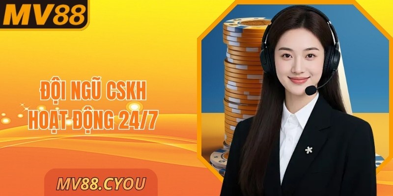 Đội ngũ CSKH hoạt động 24/7